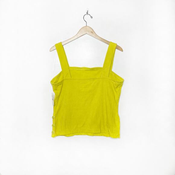 Anthro MAEVE Yellow Tank Top - Picture 2 of 3